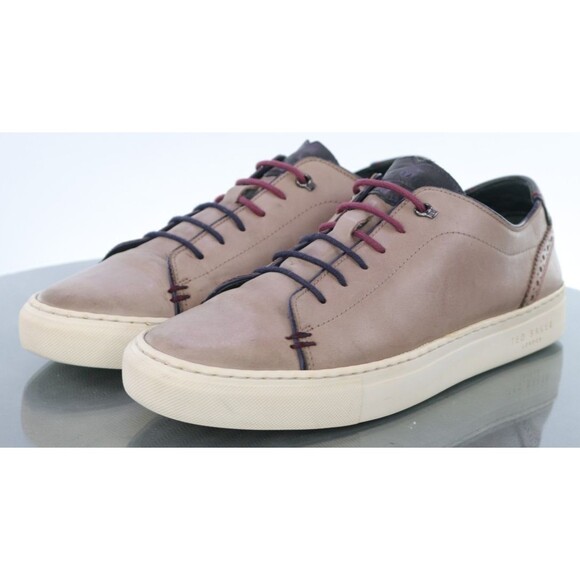 Ted Baker Men's Sneakers Shoes Size US 10 EU 9 Leather Beige